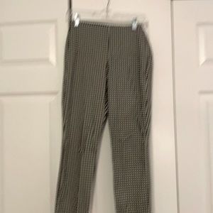 Houndstooth black & white trousers